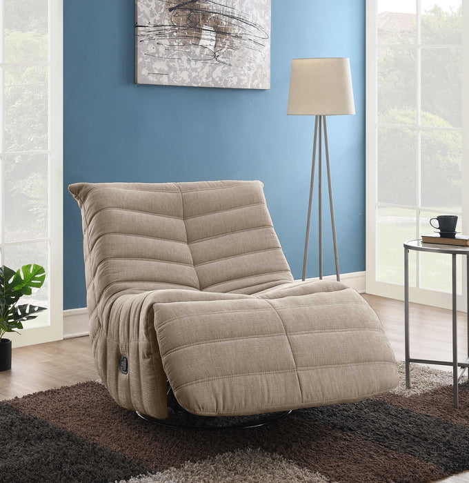 Silla Reclinable Jim Microfibra Taupe