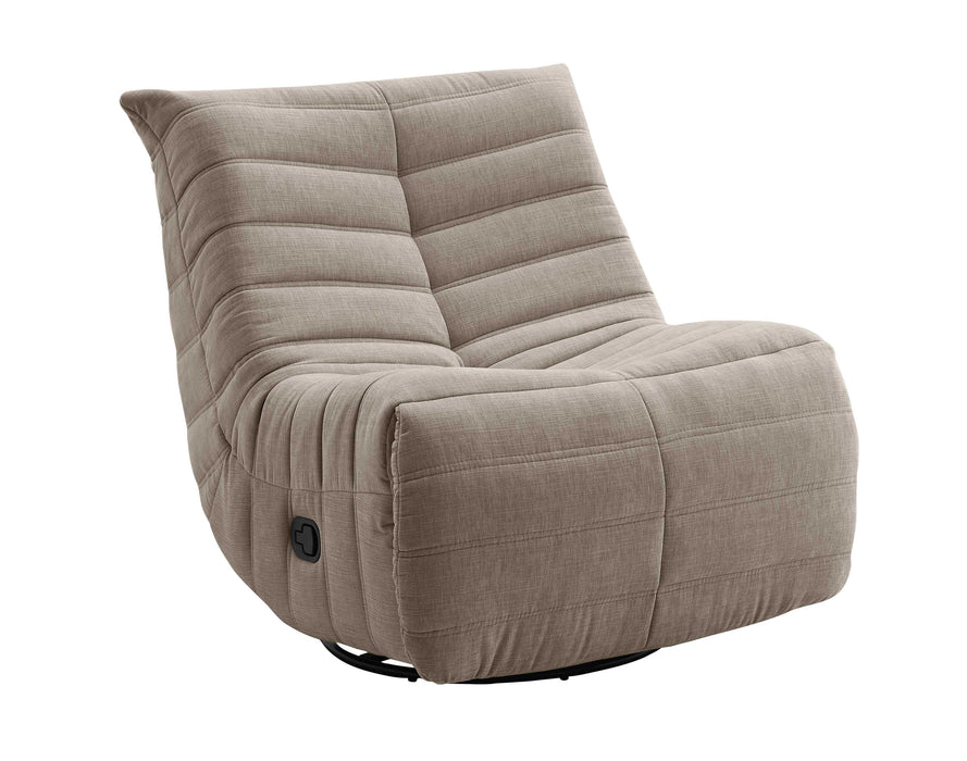 Silla Reclinable Jim Microfibra Taupe