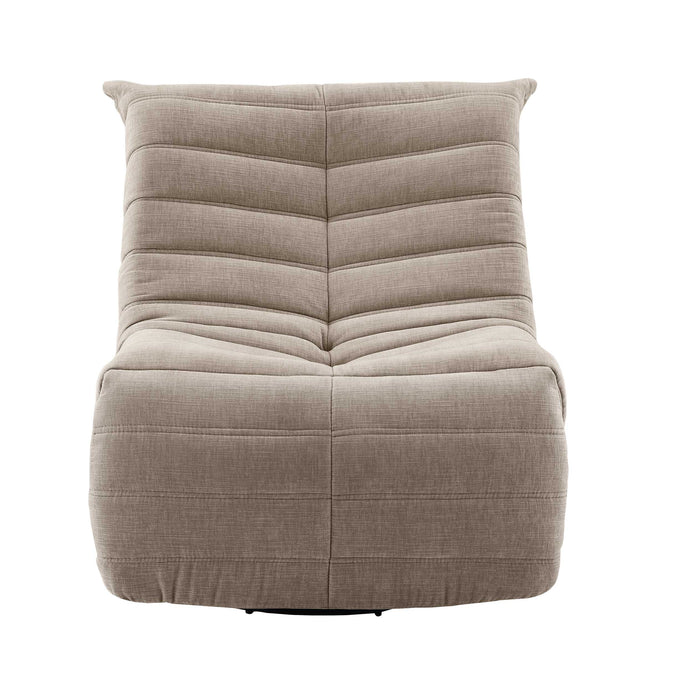 Silla Reclinable Jim Microfibra Taupe