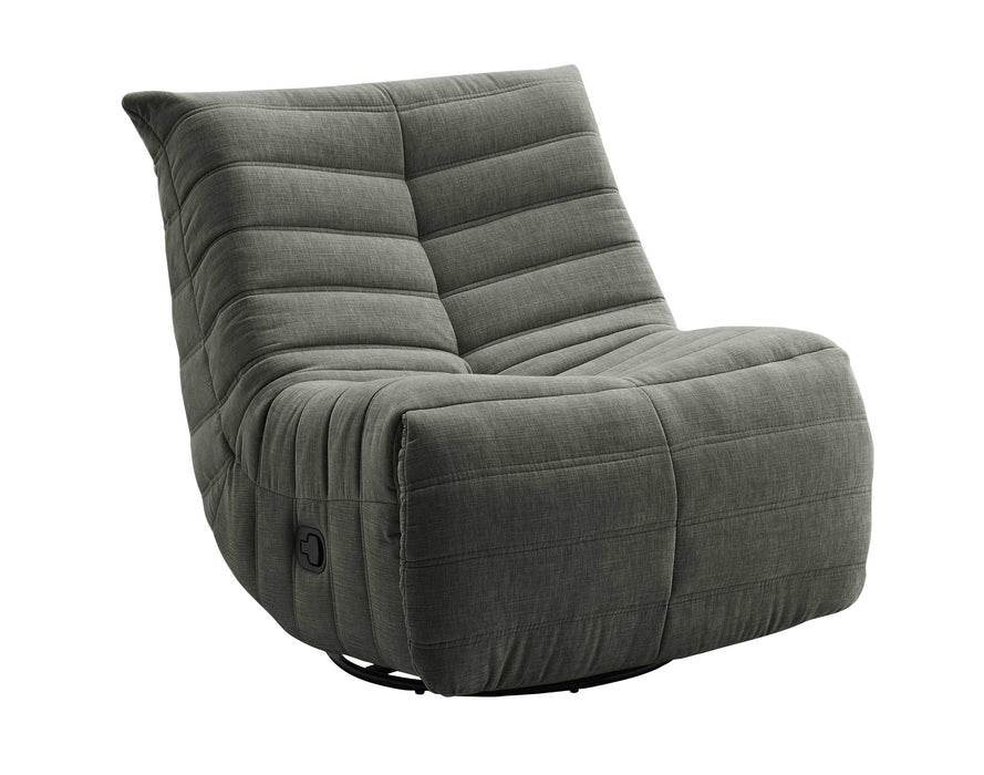 Silla Reclinable Jim Microfibra Gris Plomo