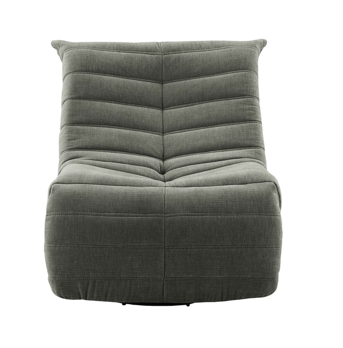 Silla Reclinable Jim Microfibra Gris Plomo