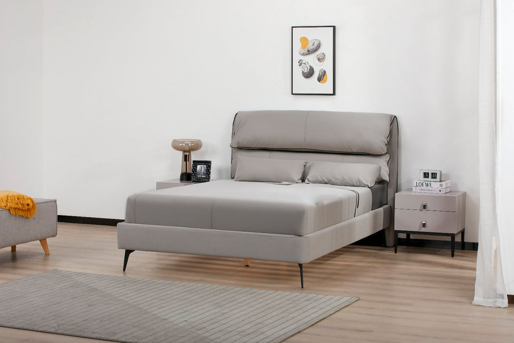 Cama Full Noah Micro Beige