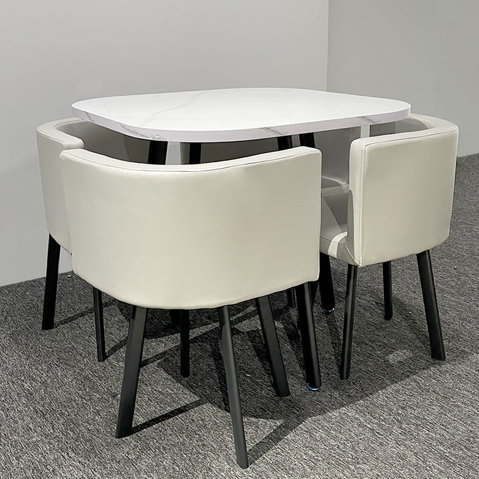 Comedor 4 Puestos Alec Off White