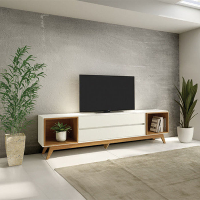 Mesa de Tv Litio Natural, Off White