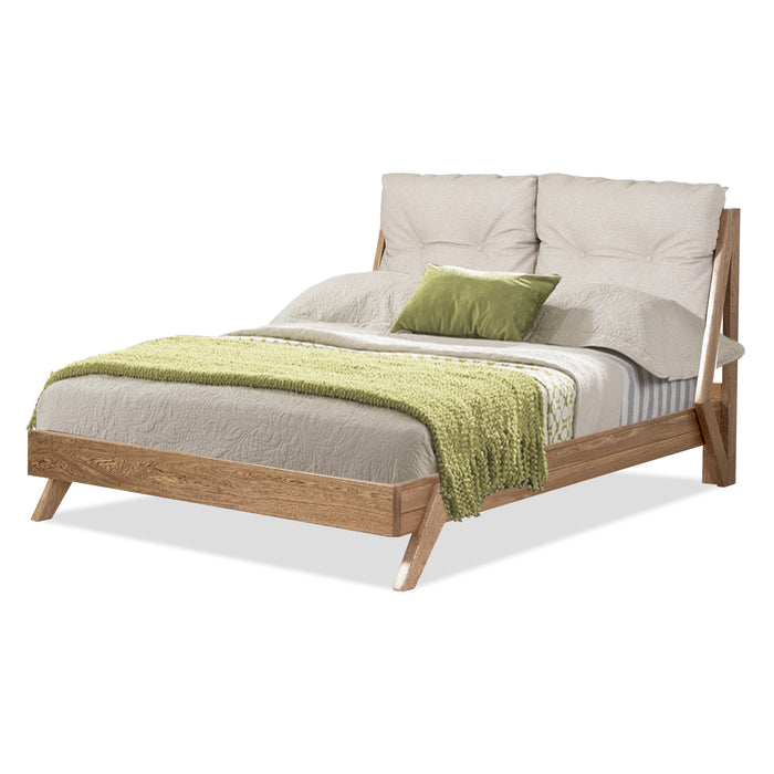 Cama Queen Alky Crudo, Natural