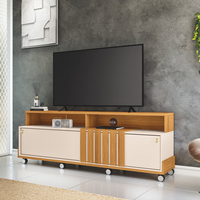 Mesa de Tv Gael Natural, Off White