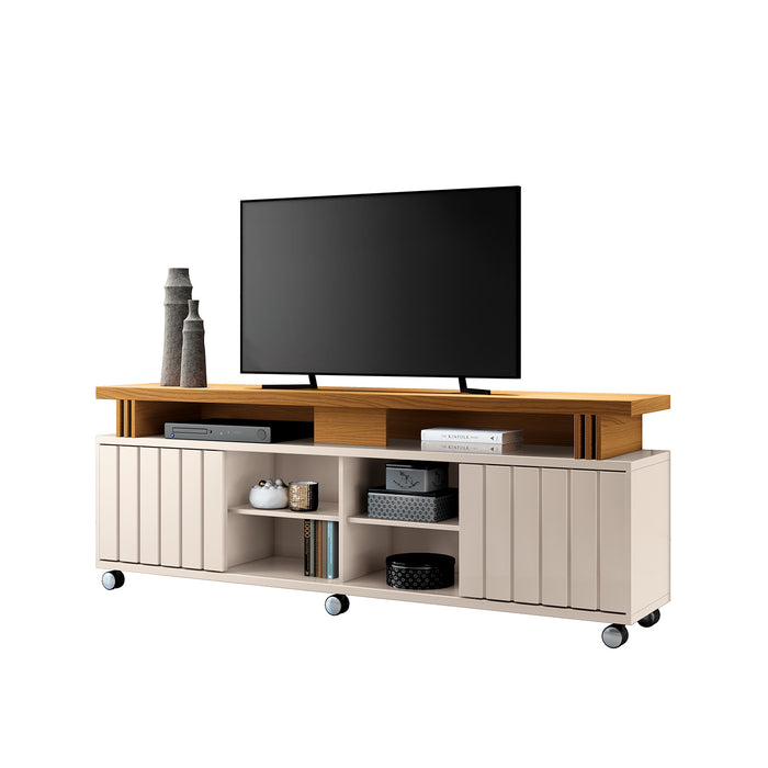 Mesa de Tv Vigo Natural, Off White