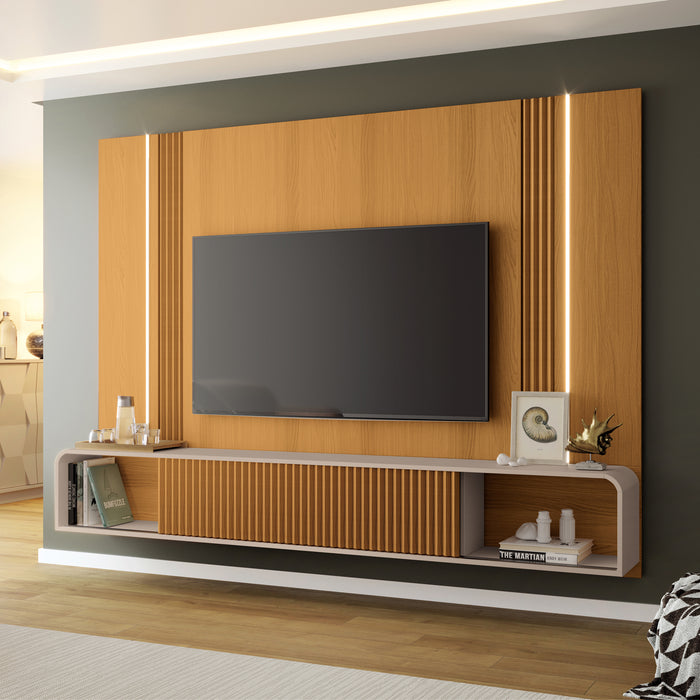 Panel De Tv Hans Natural, Off White