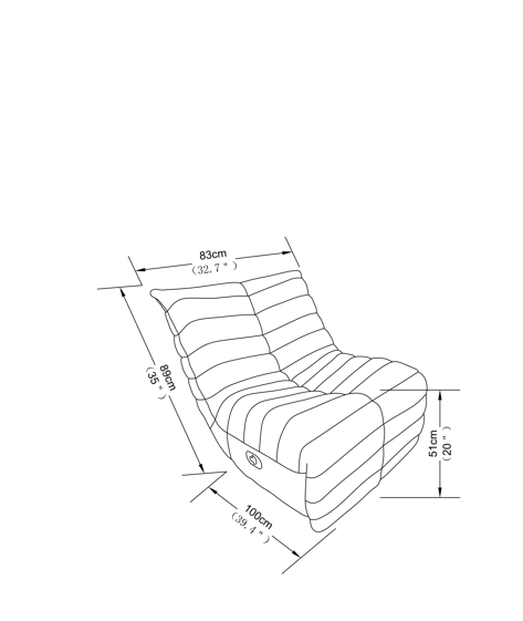 Silla Reclinable Jim Microfibra Gris